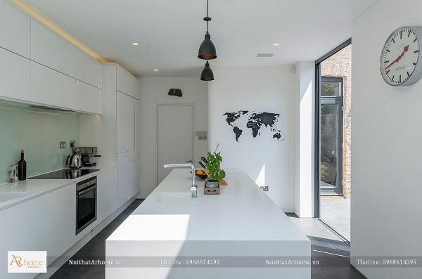 Độ bền tủ bếp nhựa cánh Acrylic cao