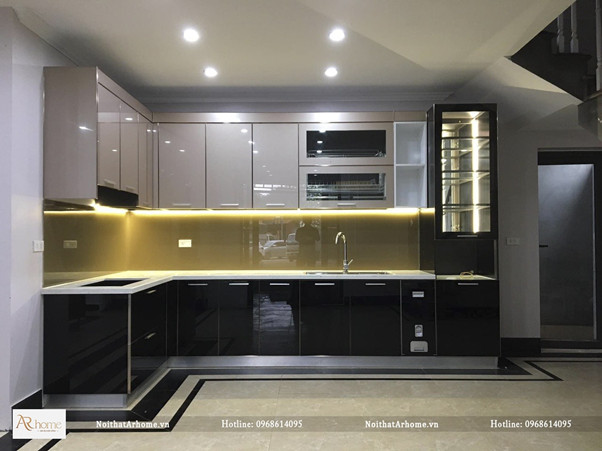 Tủ bếp inox kích thước tiêu chuẩn