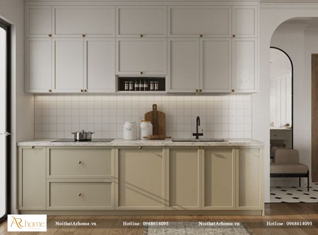 Sự phù hợp của mẫu bếp tân cổ điển với kiến trúc nhà cửa hiện đại