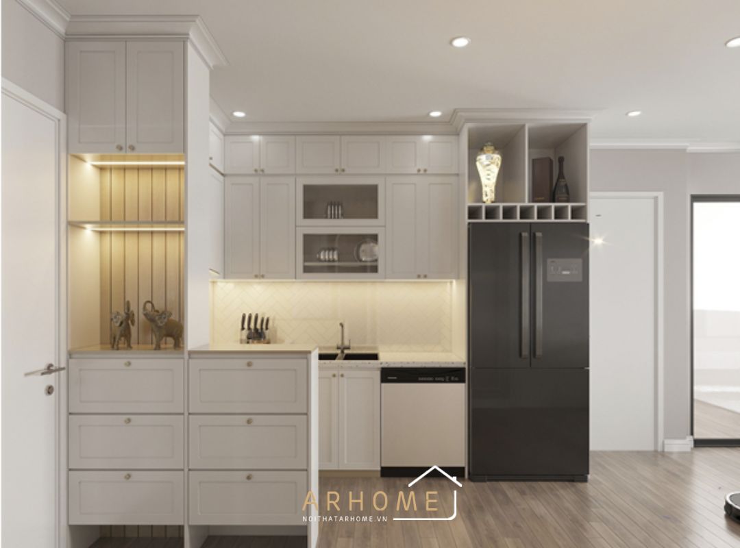 Tủ bếp tân cổ điển