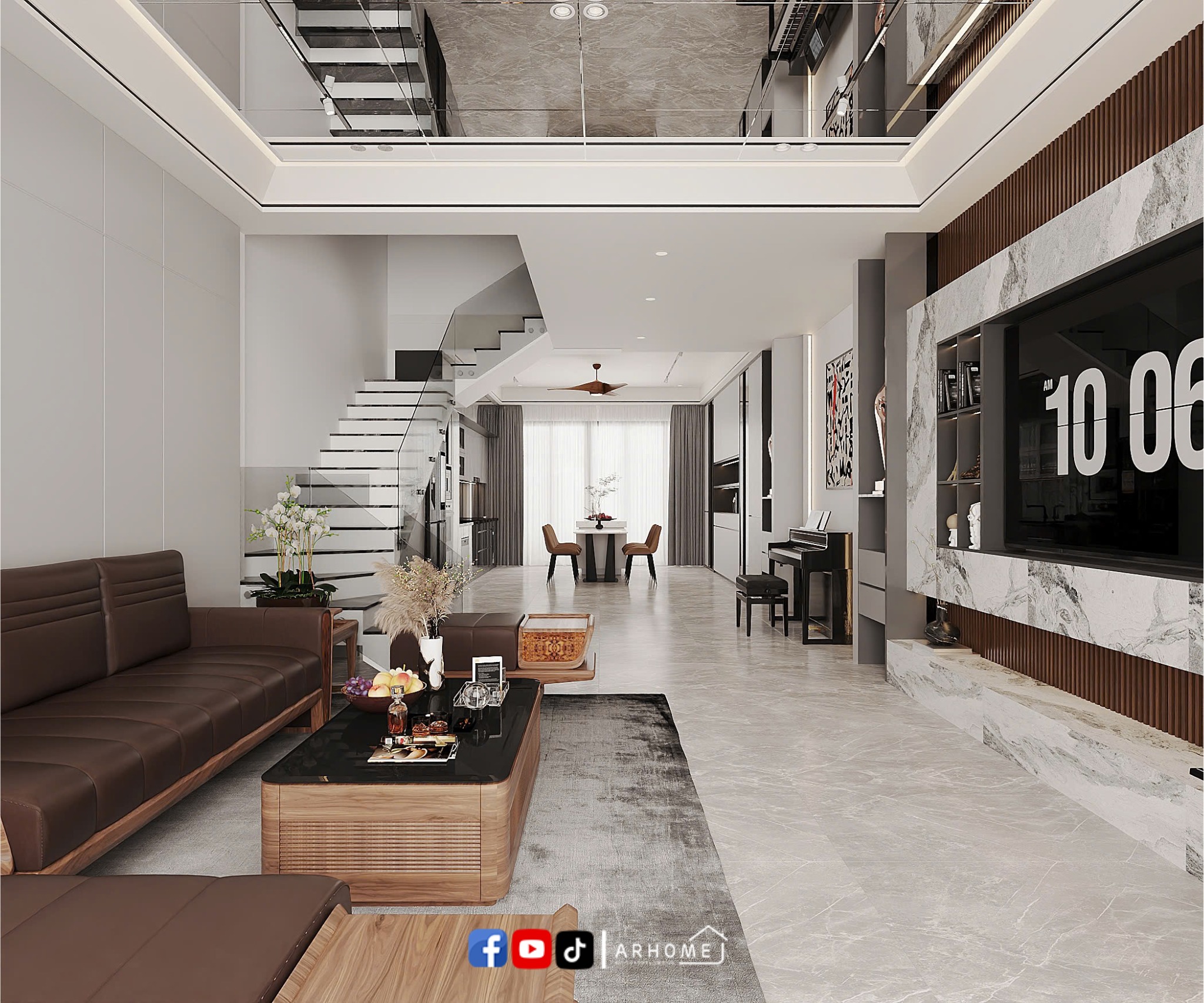 Thiết kế nội thất nhà phố