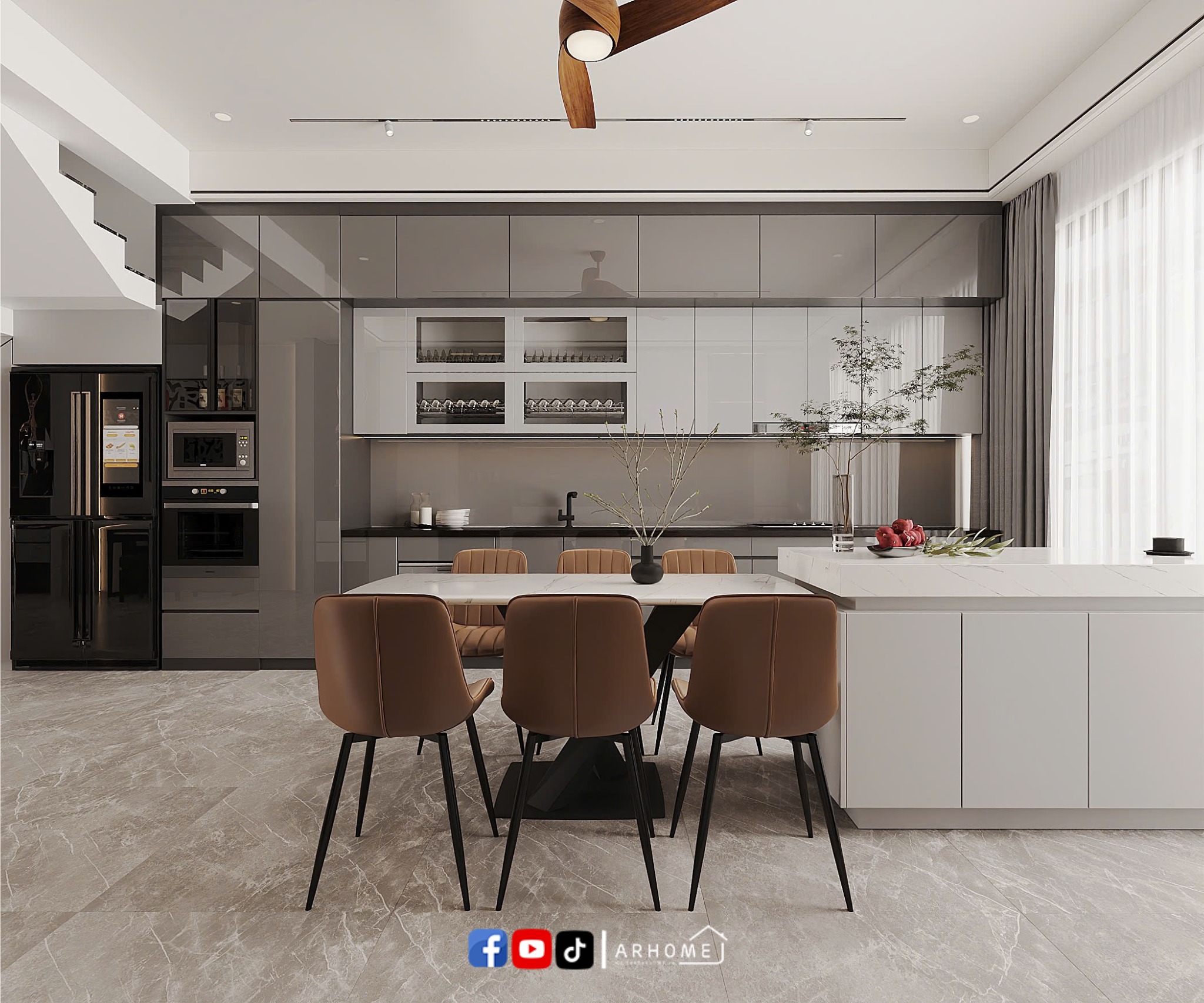 Thiết kế nội thất nhà phố
