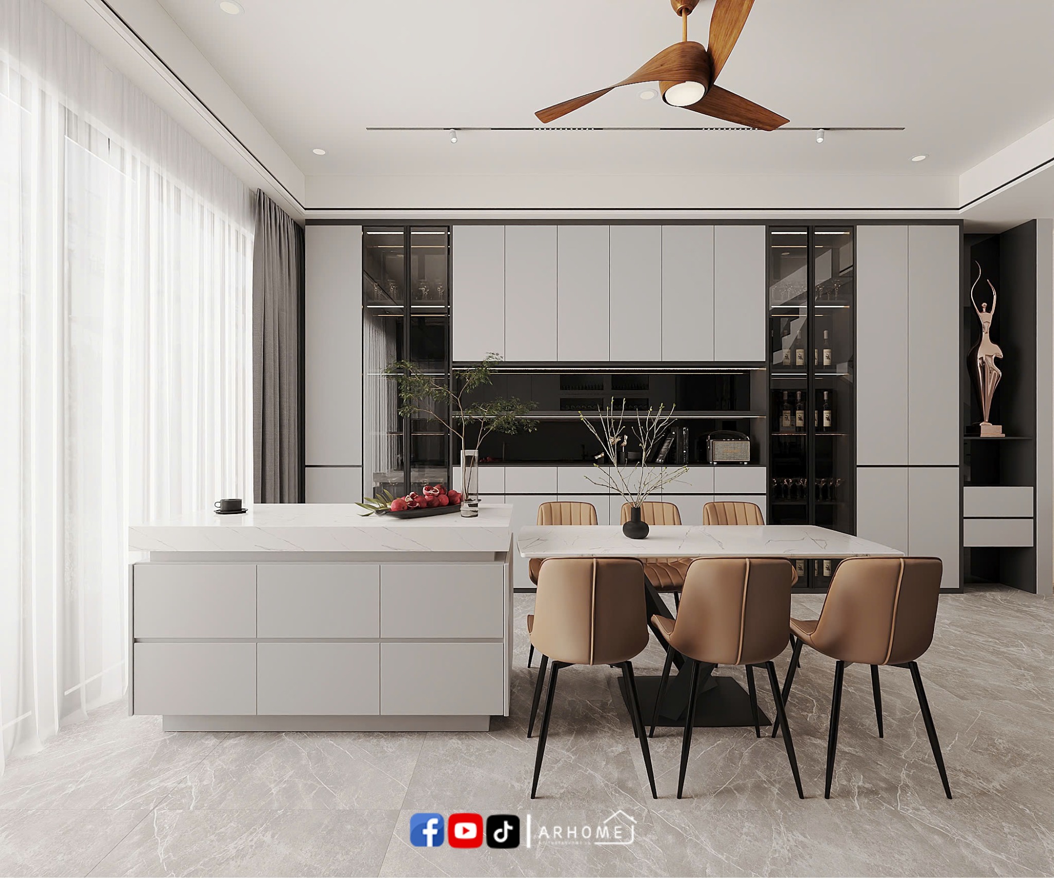 Thiết kế nội thất nhà phố