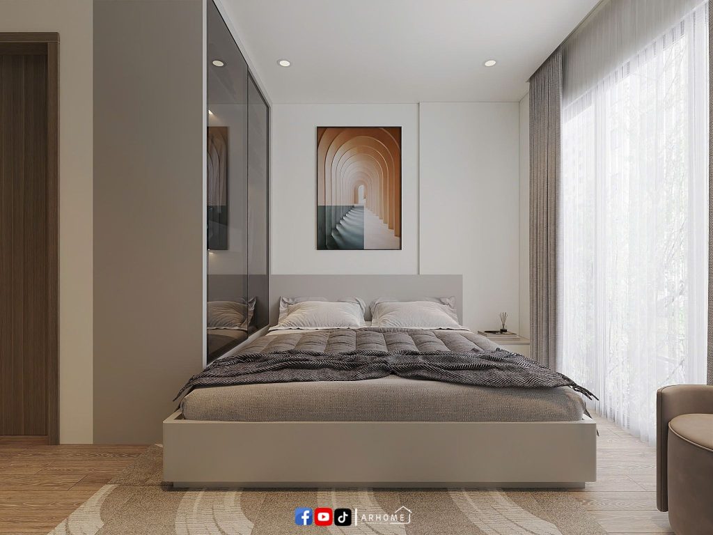 Thiết kế nội thất phòng ngủ chung cư