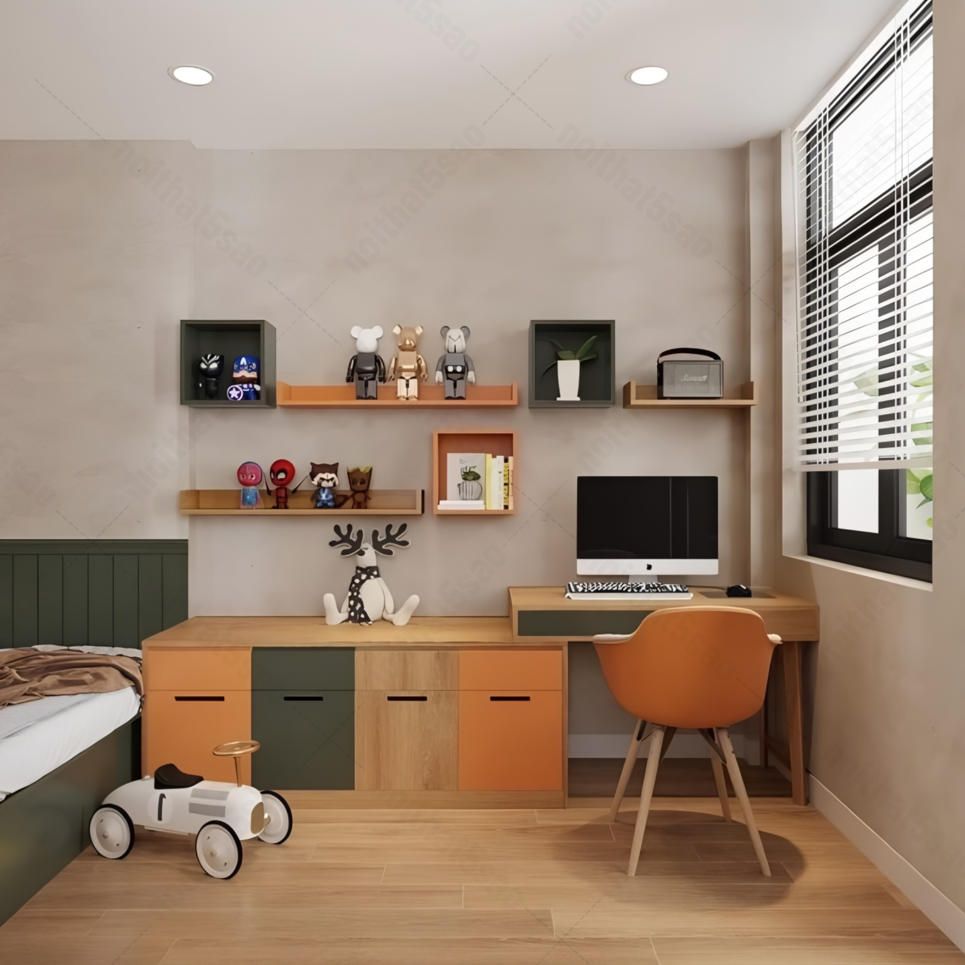 Thi Công Nội Thất Nhà Phố Trọn Gói Khu Thăng Long Hưng Phú