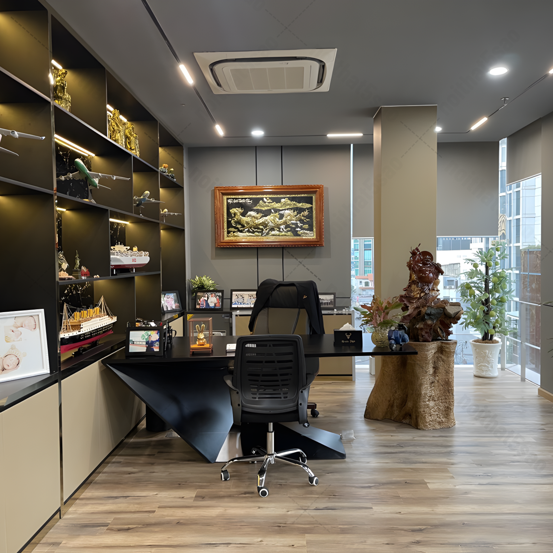 Dự án thi công nội thất văn phòng - Tập Đoàn VINA T&T