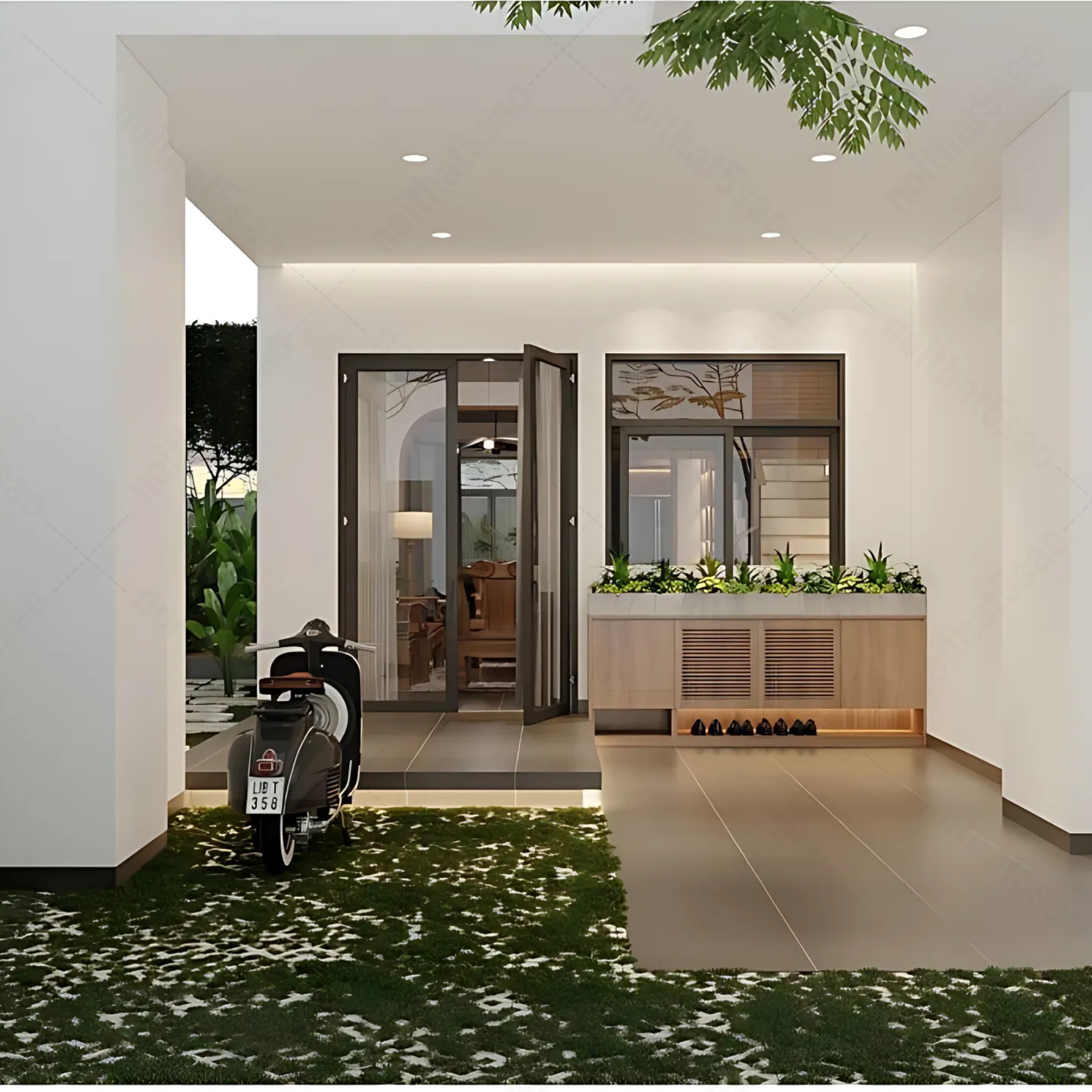 Thi Công Nội Thất Nhà Phố Trọn Gói Khu Thăng Long Hưng Phú
