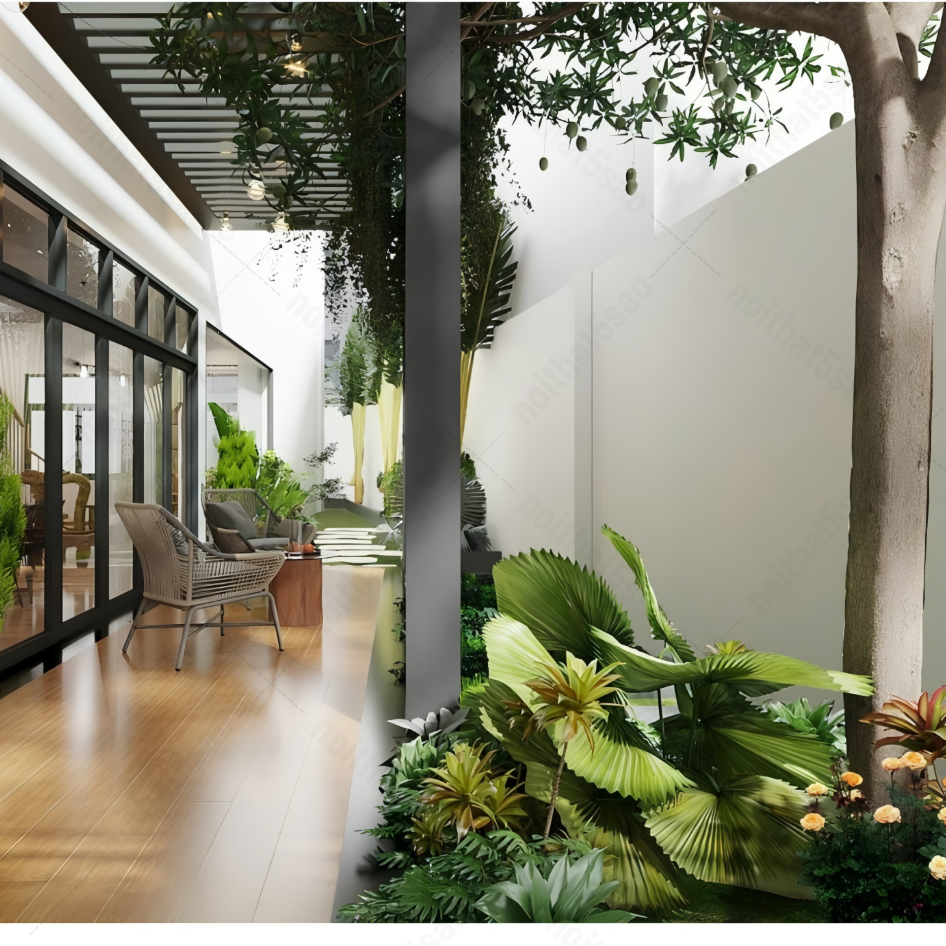 Thi Công Nội Thất Nhà Phố Trọn Gói Khu Thăng Long Hưng Phú