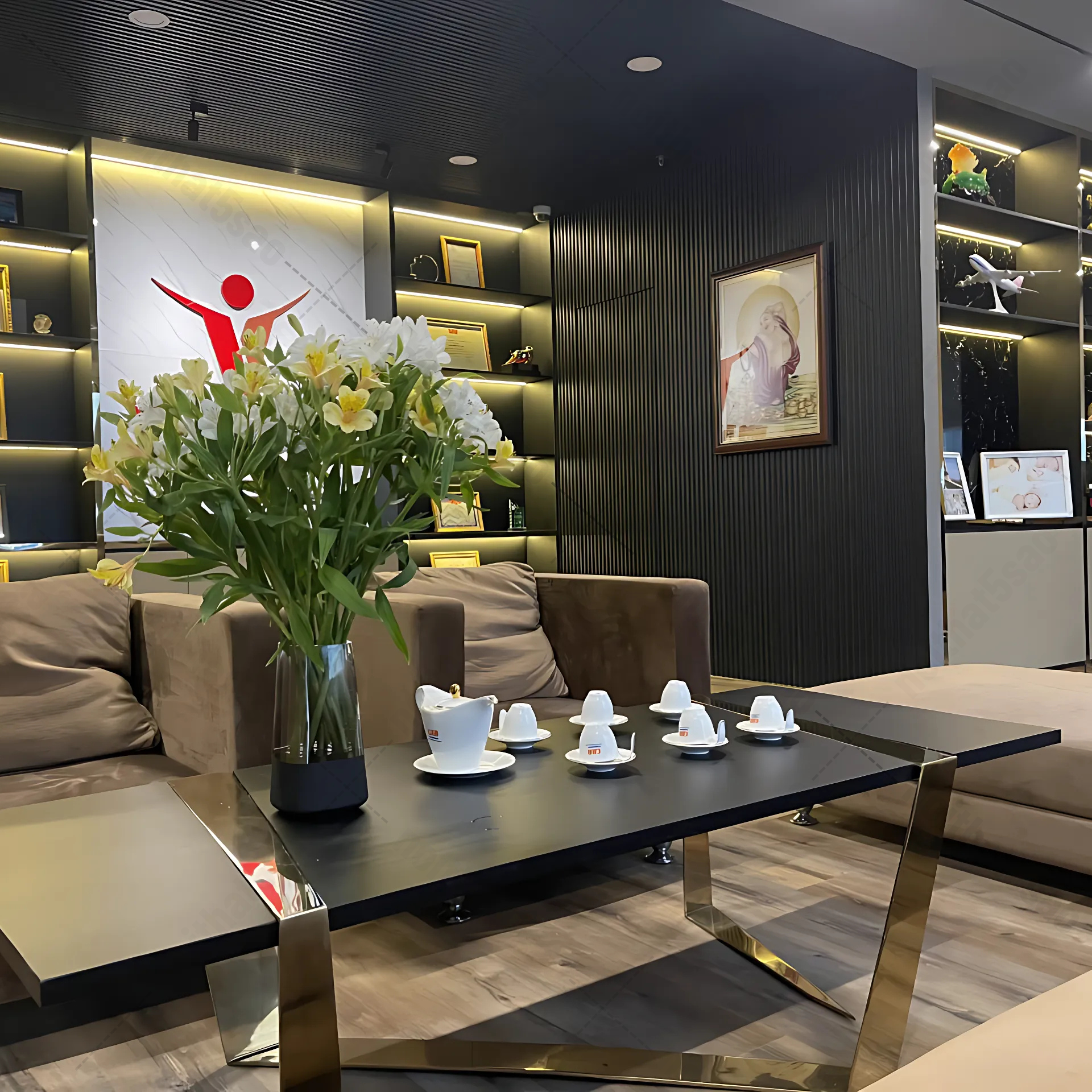 Dự án thi công nội thất văn phòng - Tập Đoàn VINA T&T