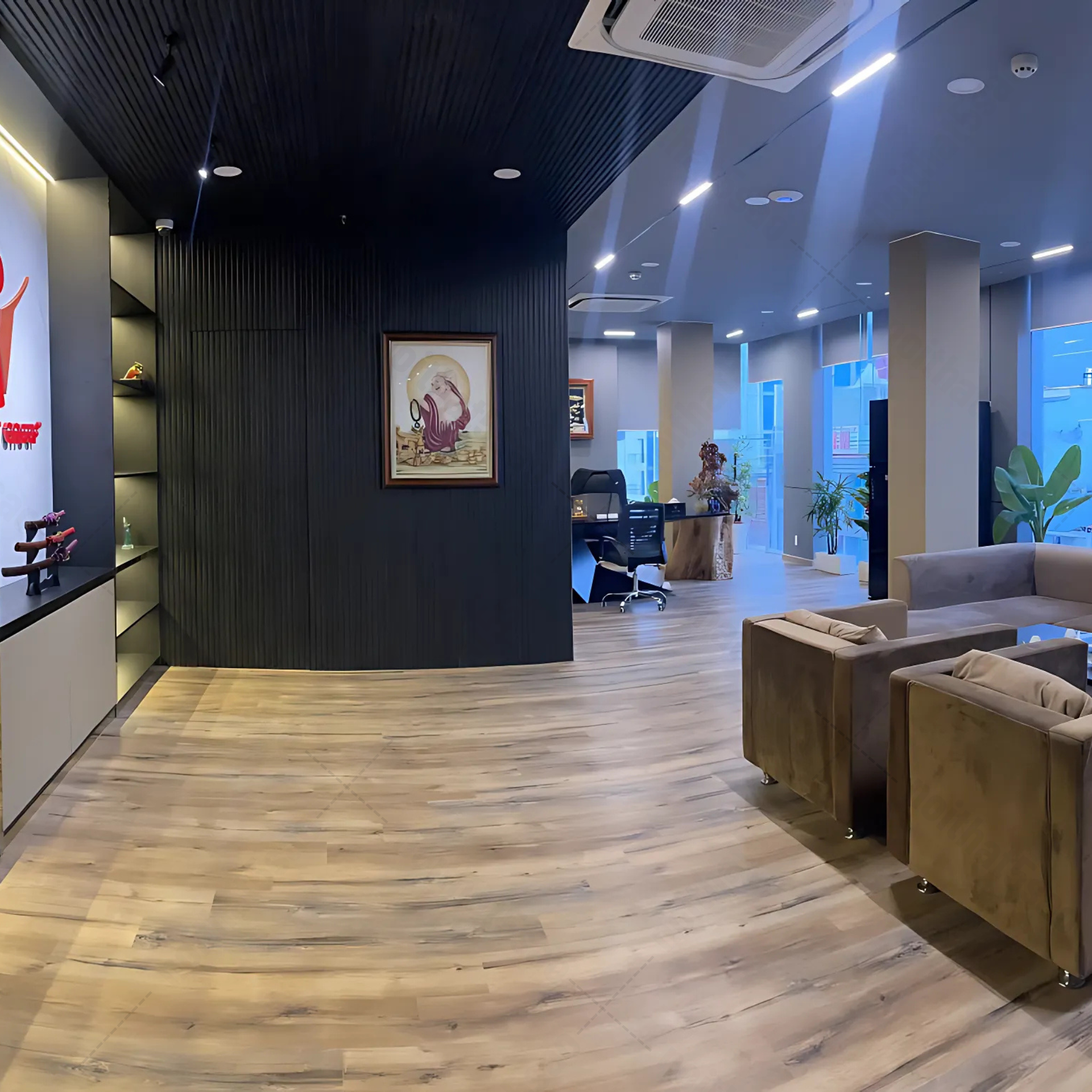 Dự án thi công nội thất văn phòng - Tập Đoàn VINA T&T