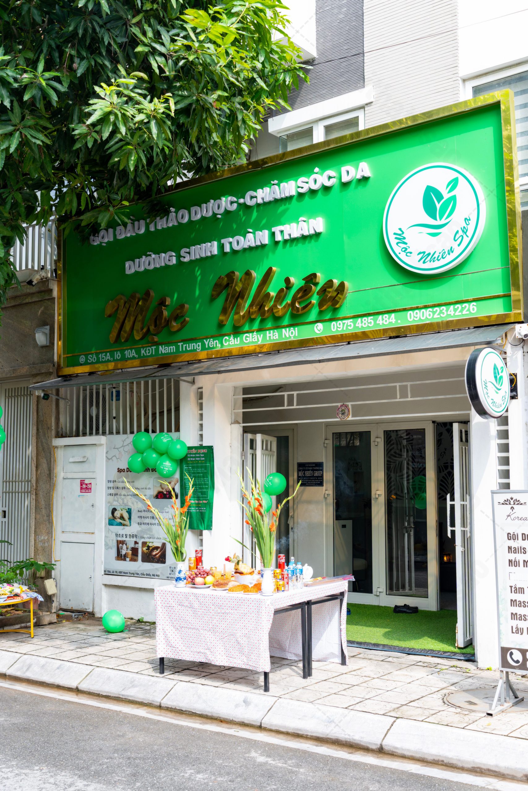 Thiết kế spa dưỡng sinh- Mộc Nhiên Spa Cầu Giấy, Hà Nội