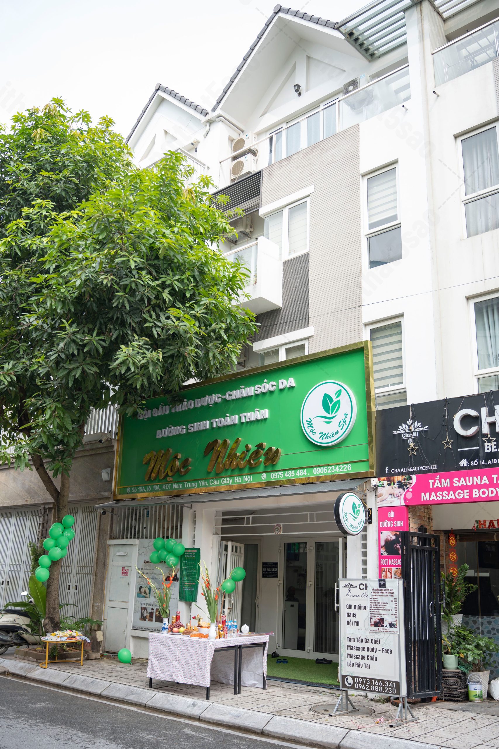 Thiết kế spa dưỡng sinh- Mộc Nhiên Spa Cầu Giấy, Hà Nội