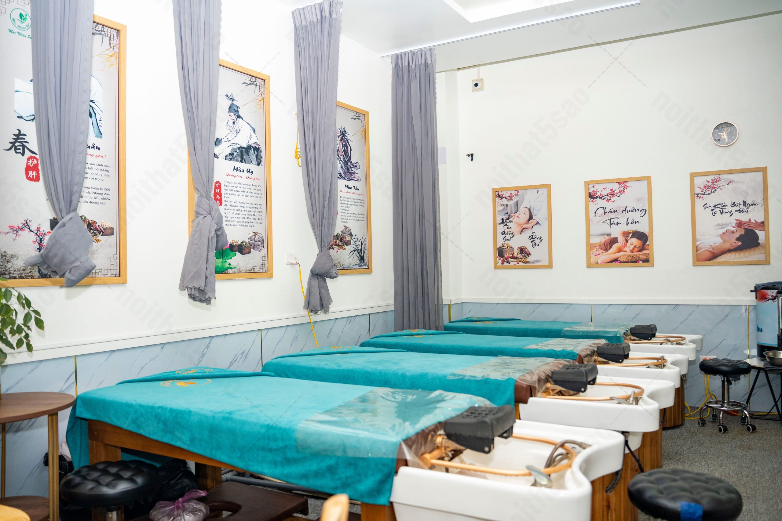 Thiết kế spa dưỡng sinh- Mộc Nhiên Spa Cầu Giấy, Hà Nội