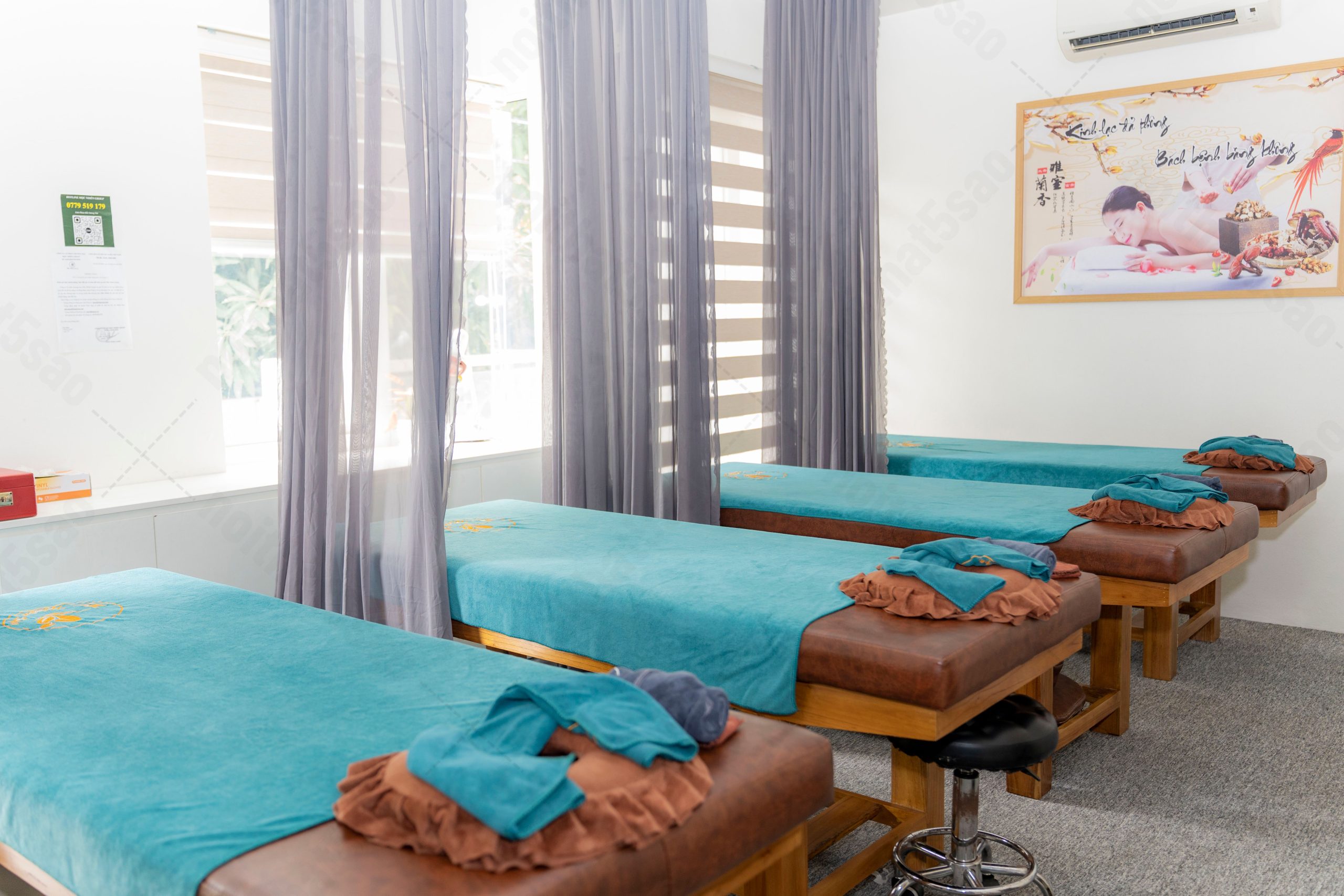Thiết kế spa dưỡng sinh- Mộc Nhiên Spa Cầu Giấy, Hà Nội