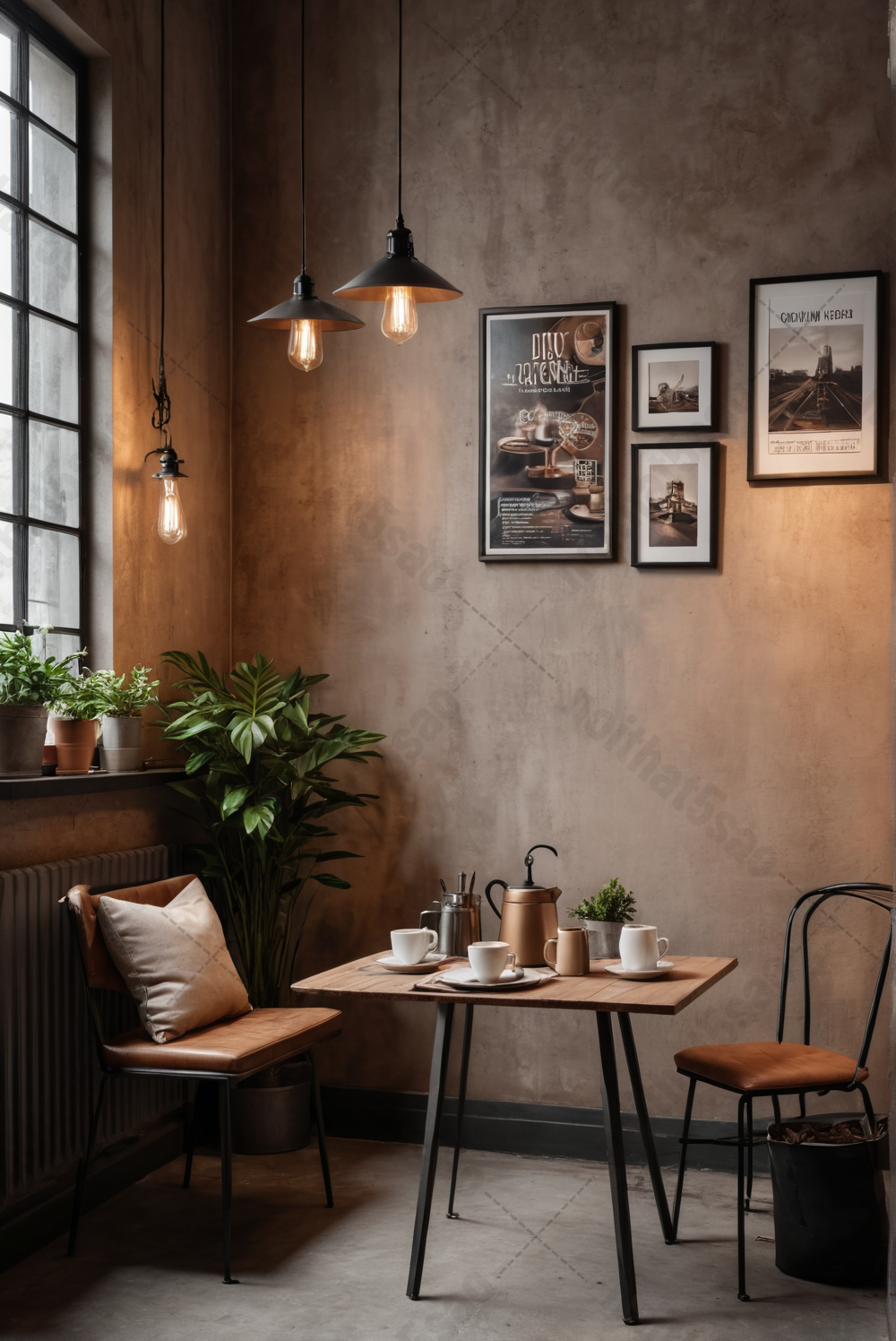Thiết kế thi công trọn gói F&B phong cách Industrial
