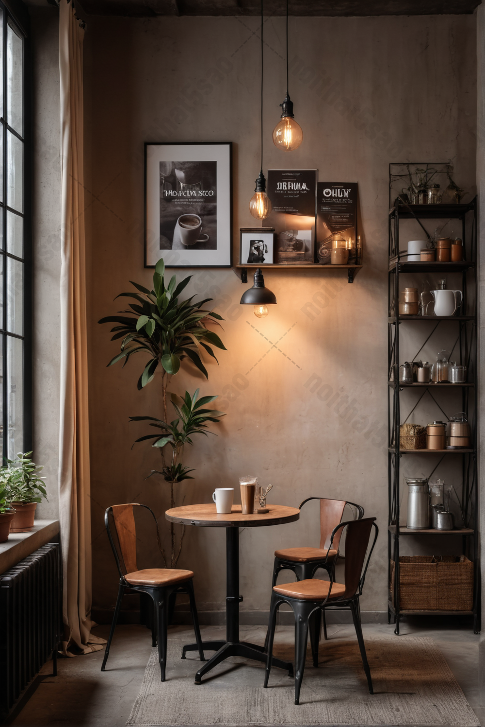 Thiết kế thi công trọn gói F&B phong cách Industrial
