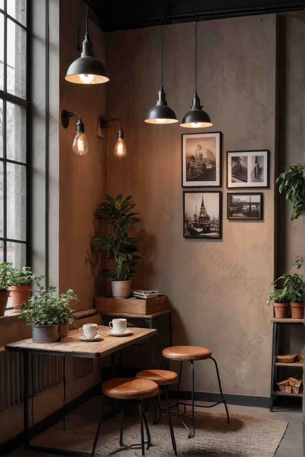 Thiết kế thi công trọn gói F&B phong cách Industrial