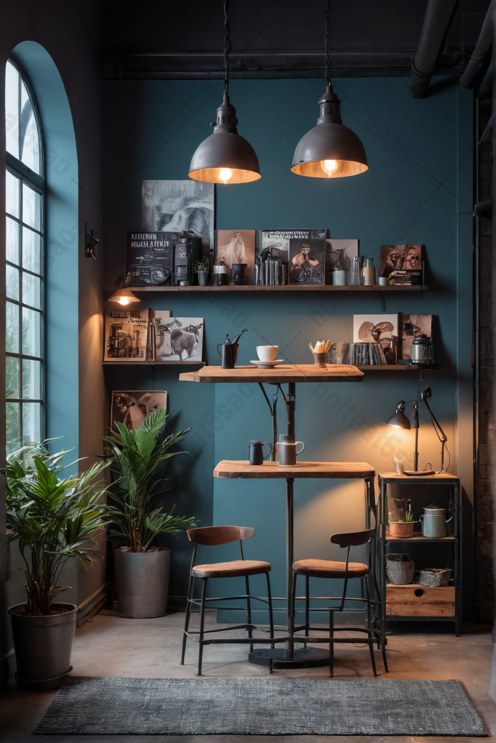 Thiết kế thi công trọn gói F&B phong cách Industrial