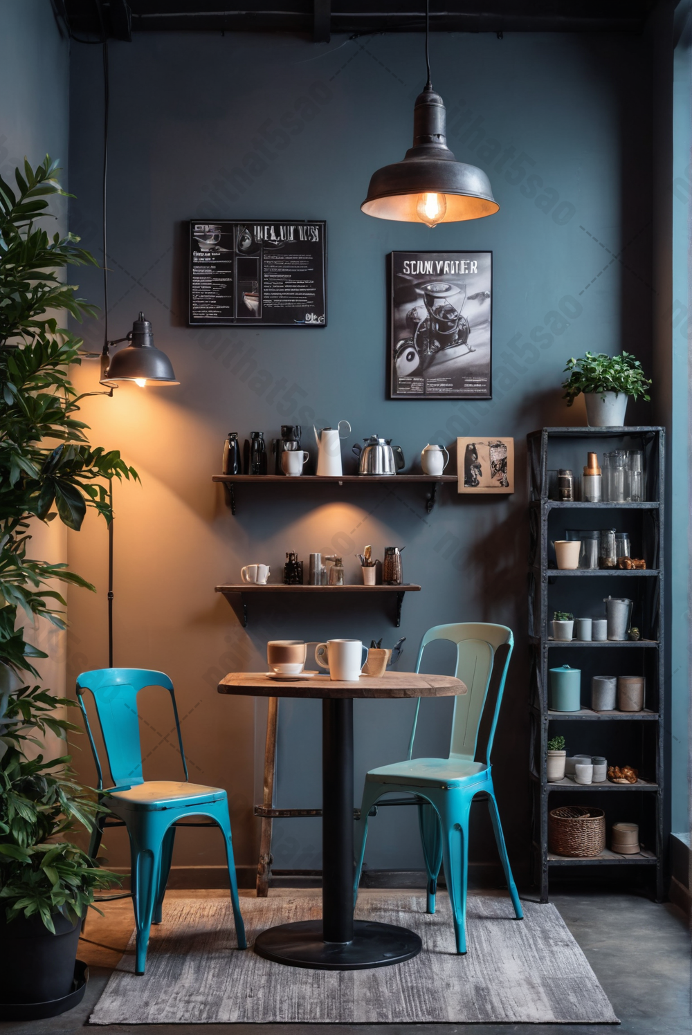 Thiết kế thi công trọn gói F&B phong cách Industrial