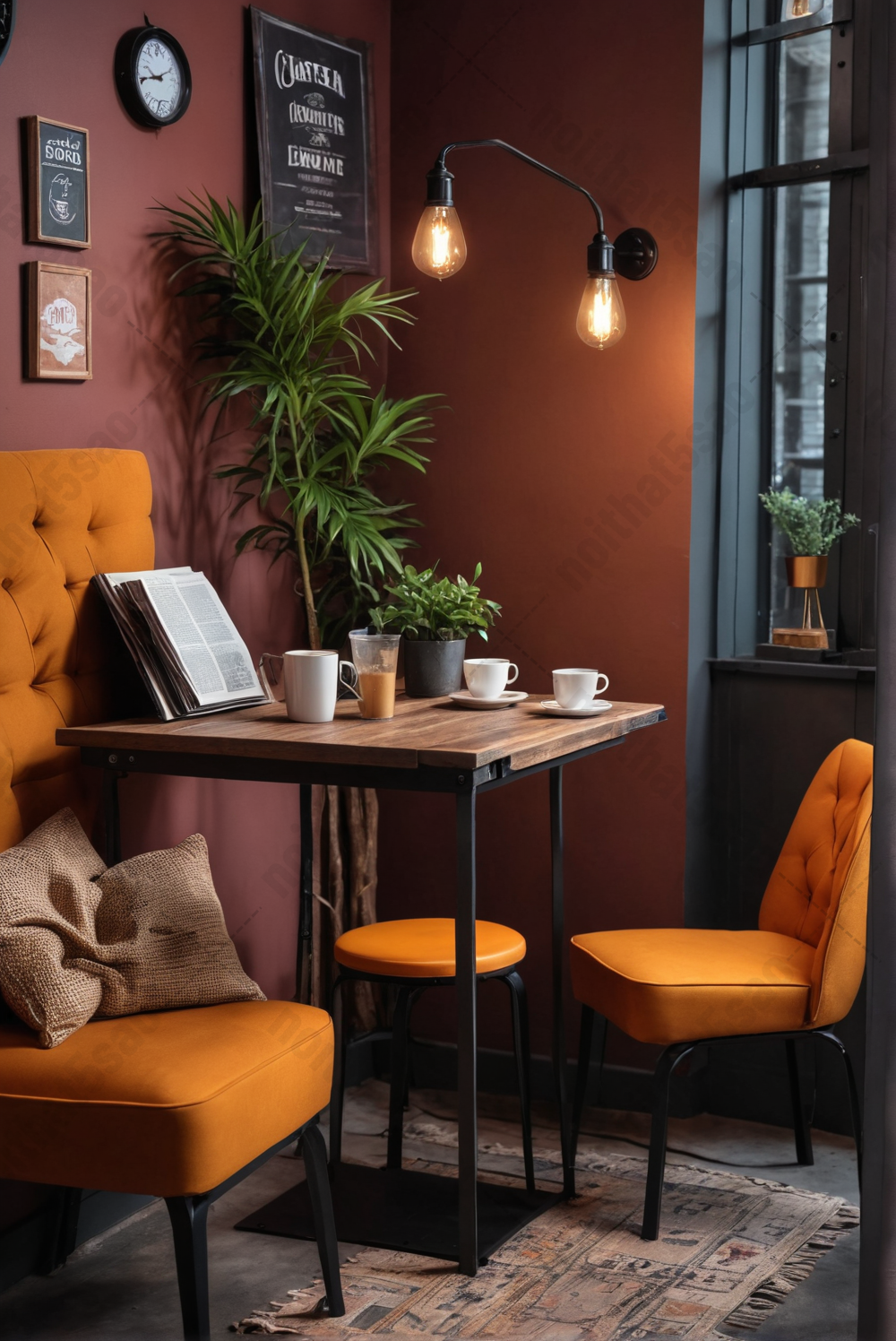 Thiết kế thi công trọn gói F&B phong cách Industrial