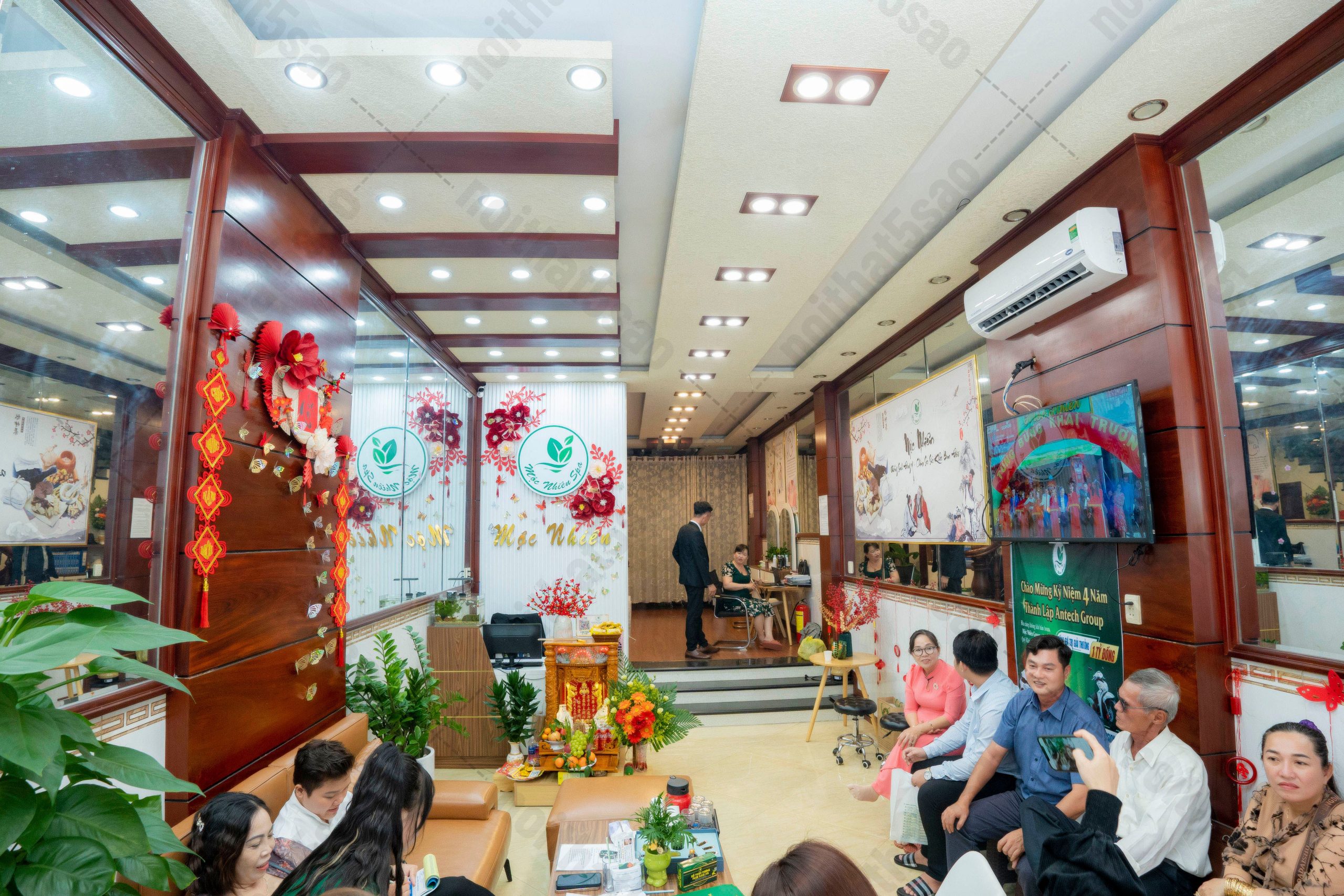 Dịch vụ thiết kế thi công Mộc Nhiên Spa - Long An