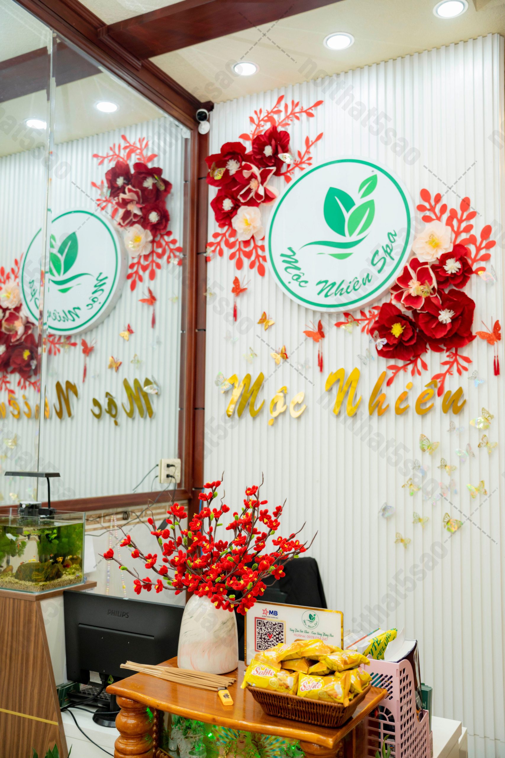 Dịch vụ thiết kế thi công Mộc Nhiên Spa - Long An