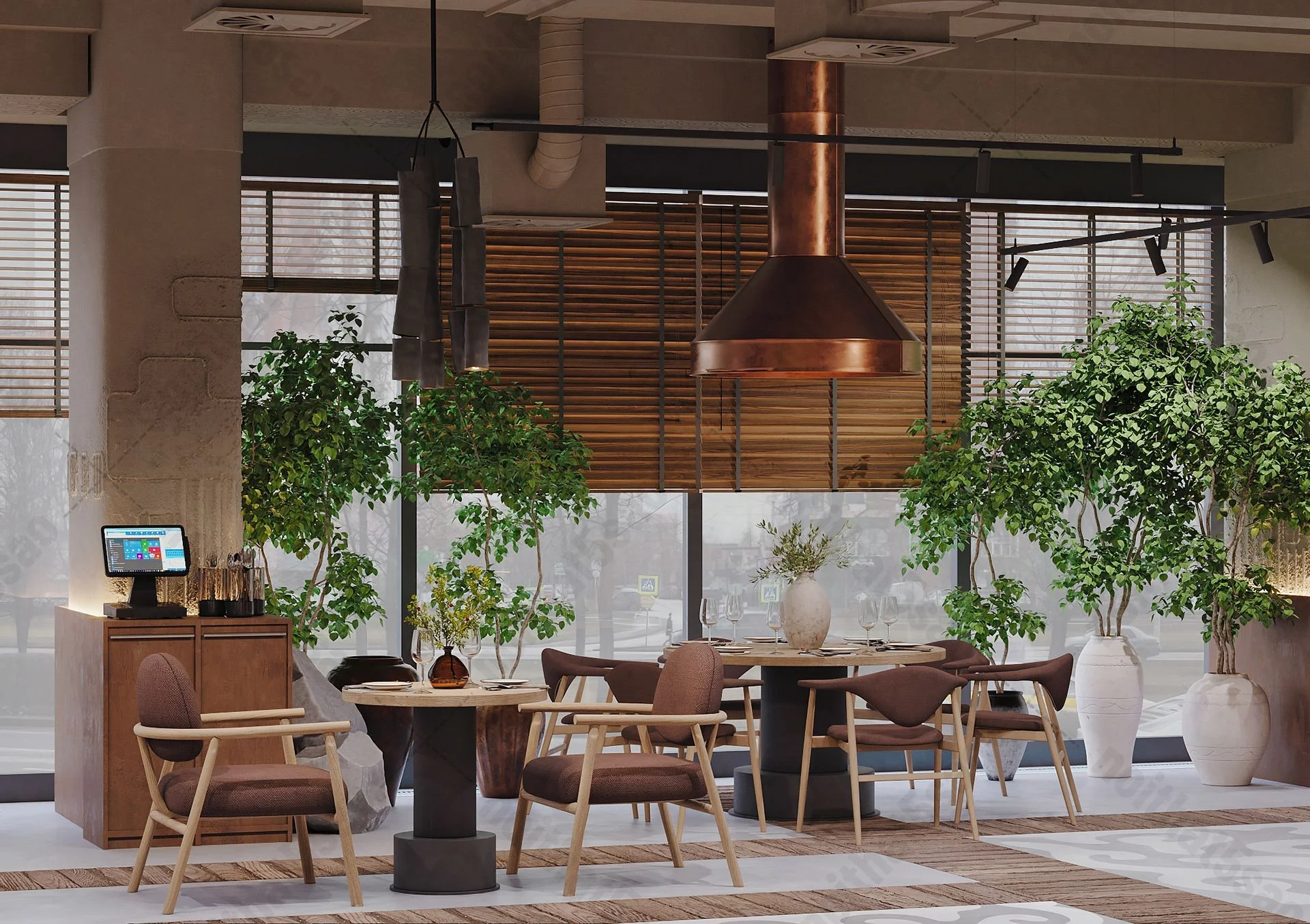 THI CÔNG NỘI THẤT NHÀ HÀNG– TP.HCM