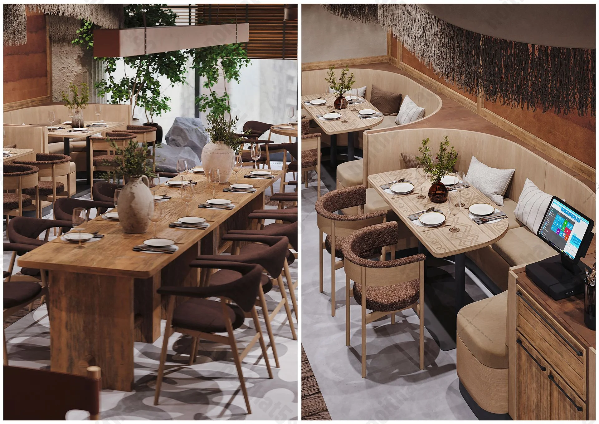 THI CÔNG NỘI THẤT NHÀ HÀNG– TP.HCM