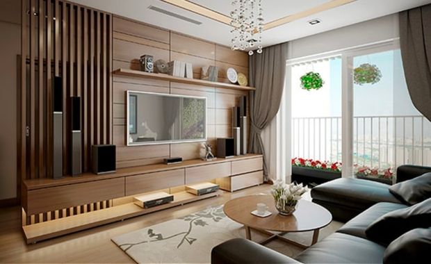 Thi công nội thất phòng khách - Nội Thất 5 Sao