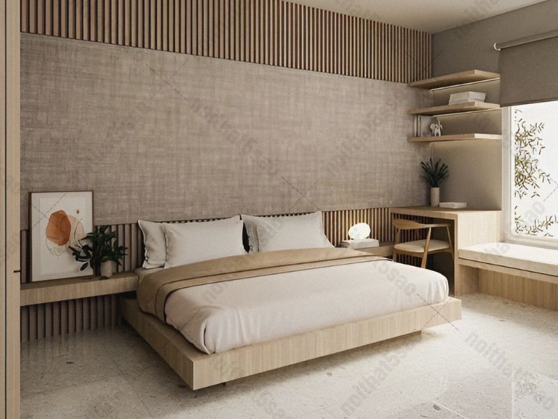 Thiết Kế Phòng Ngủ Phong Cách Japandi