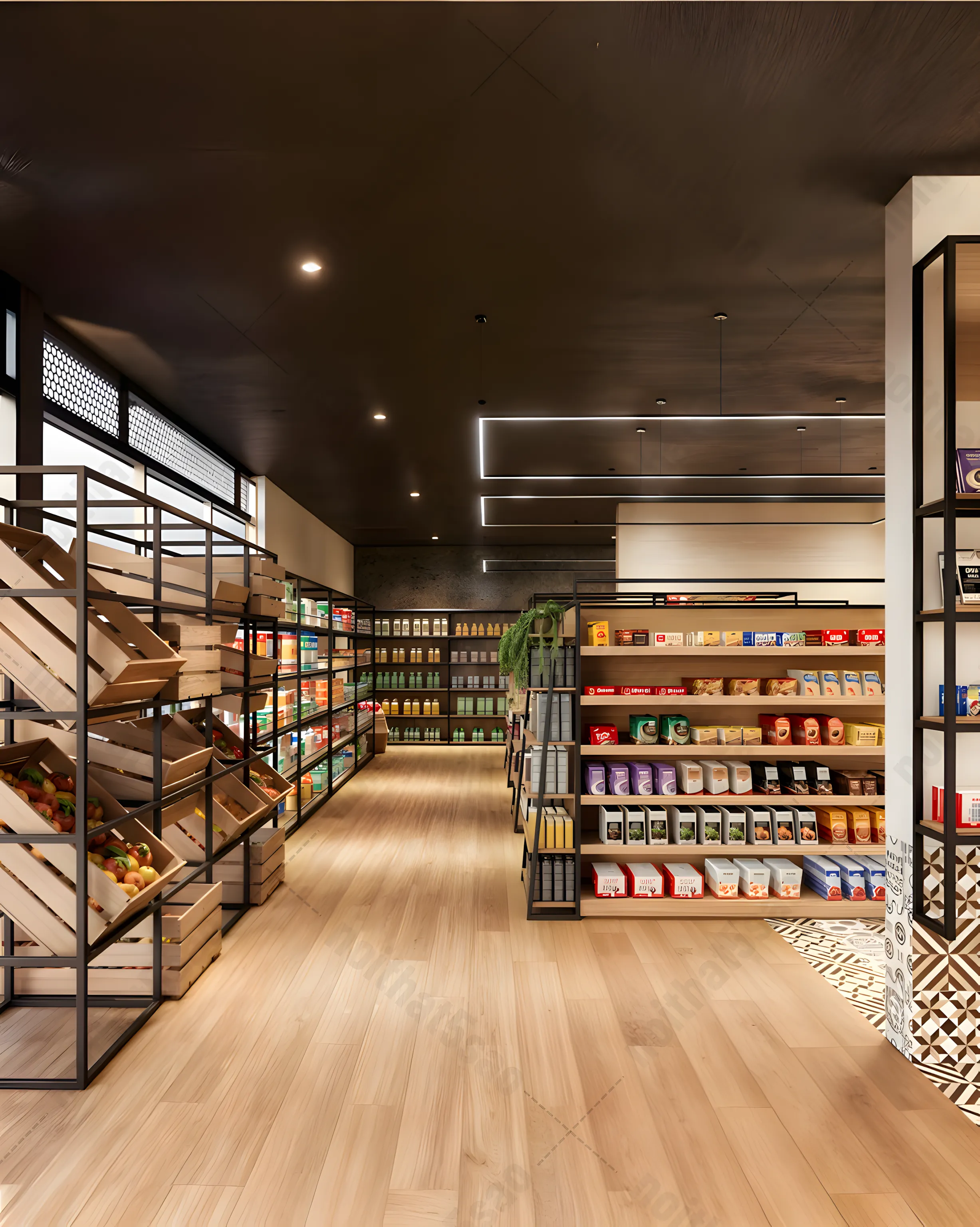 Thiết Kế Siêu Thị Mini - Nội Thất 5 Sao