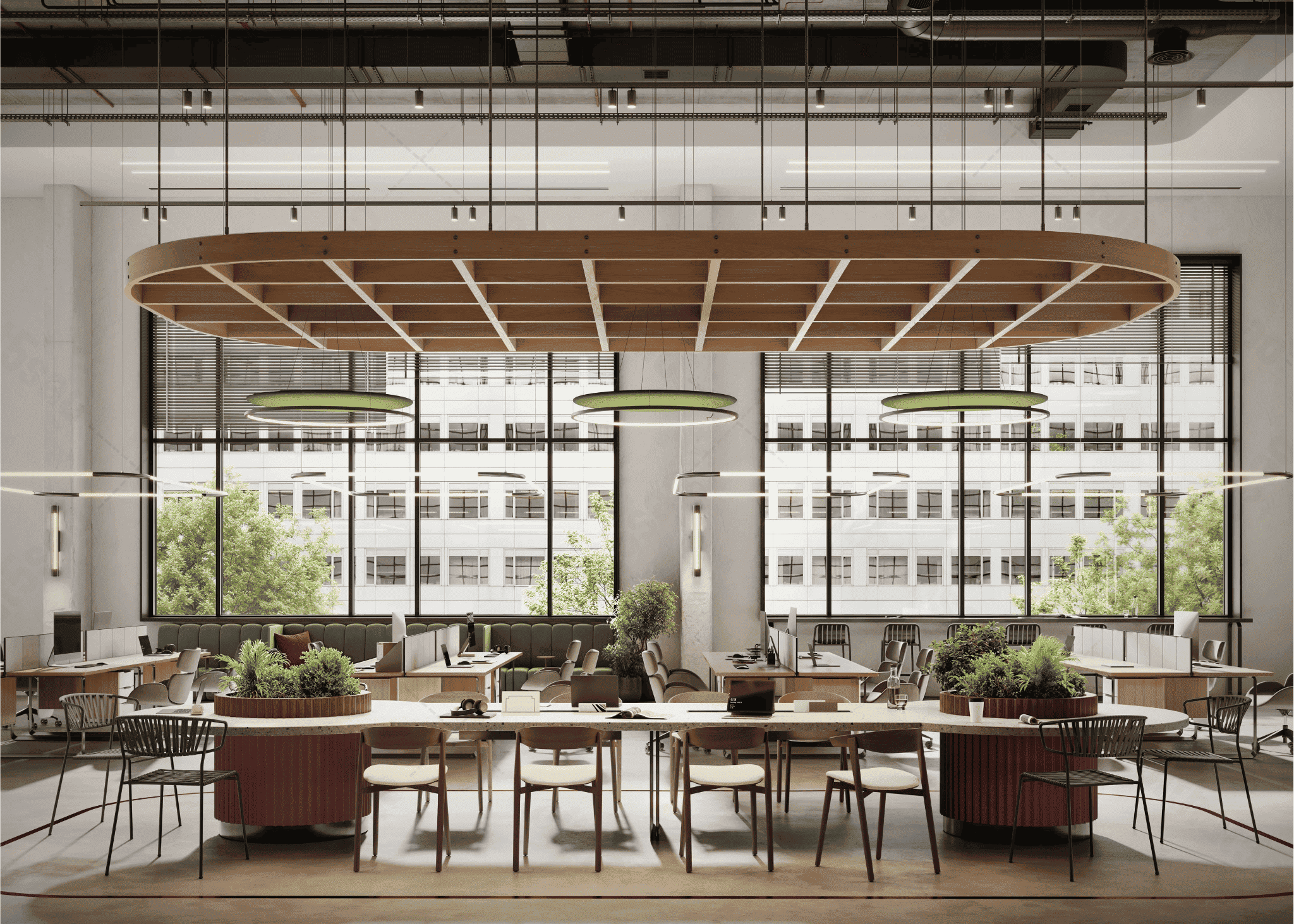 Thi Công Thiết Kế Văn Phòng Phong Cách Eco