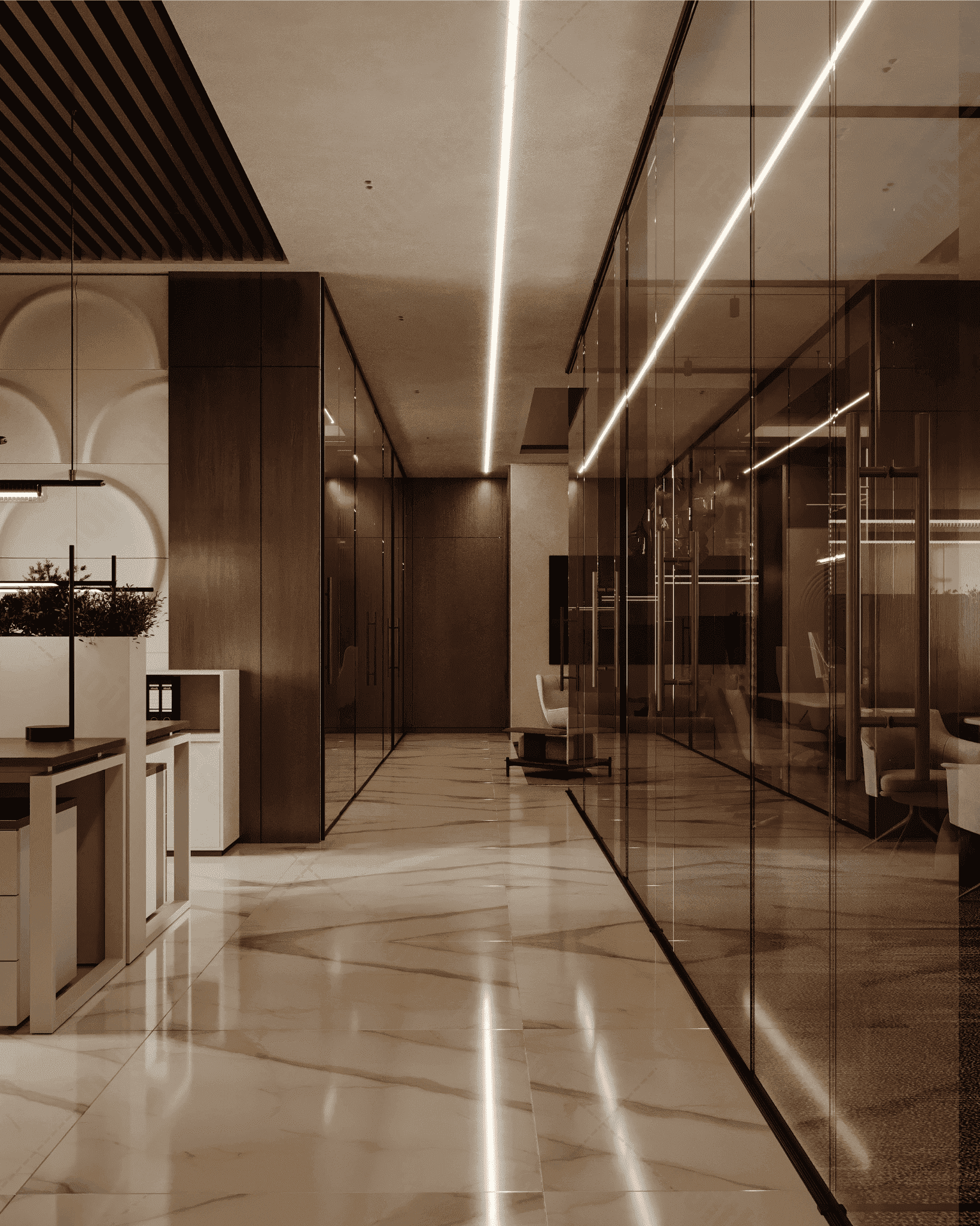 Thi Công Văn Phòng Head Office Bất Động Sản Quận 2