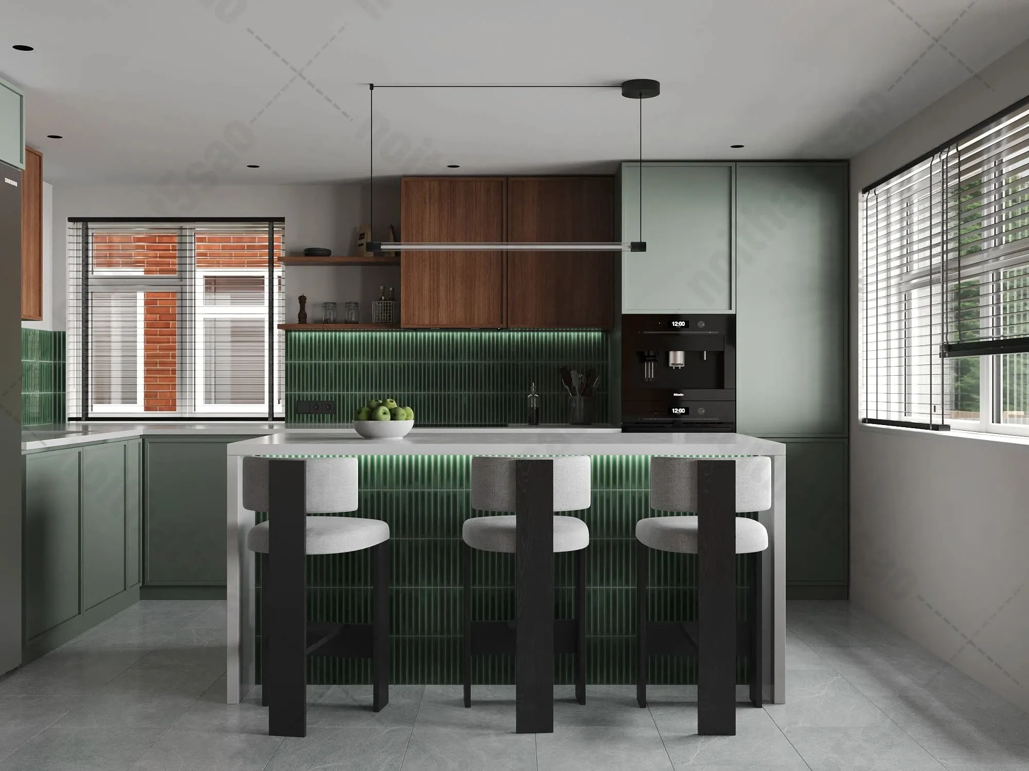 Thiết Kế Nội Thất Căn Hộ 2 Phòng Ngủ Hiện Đại