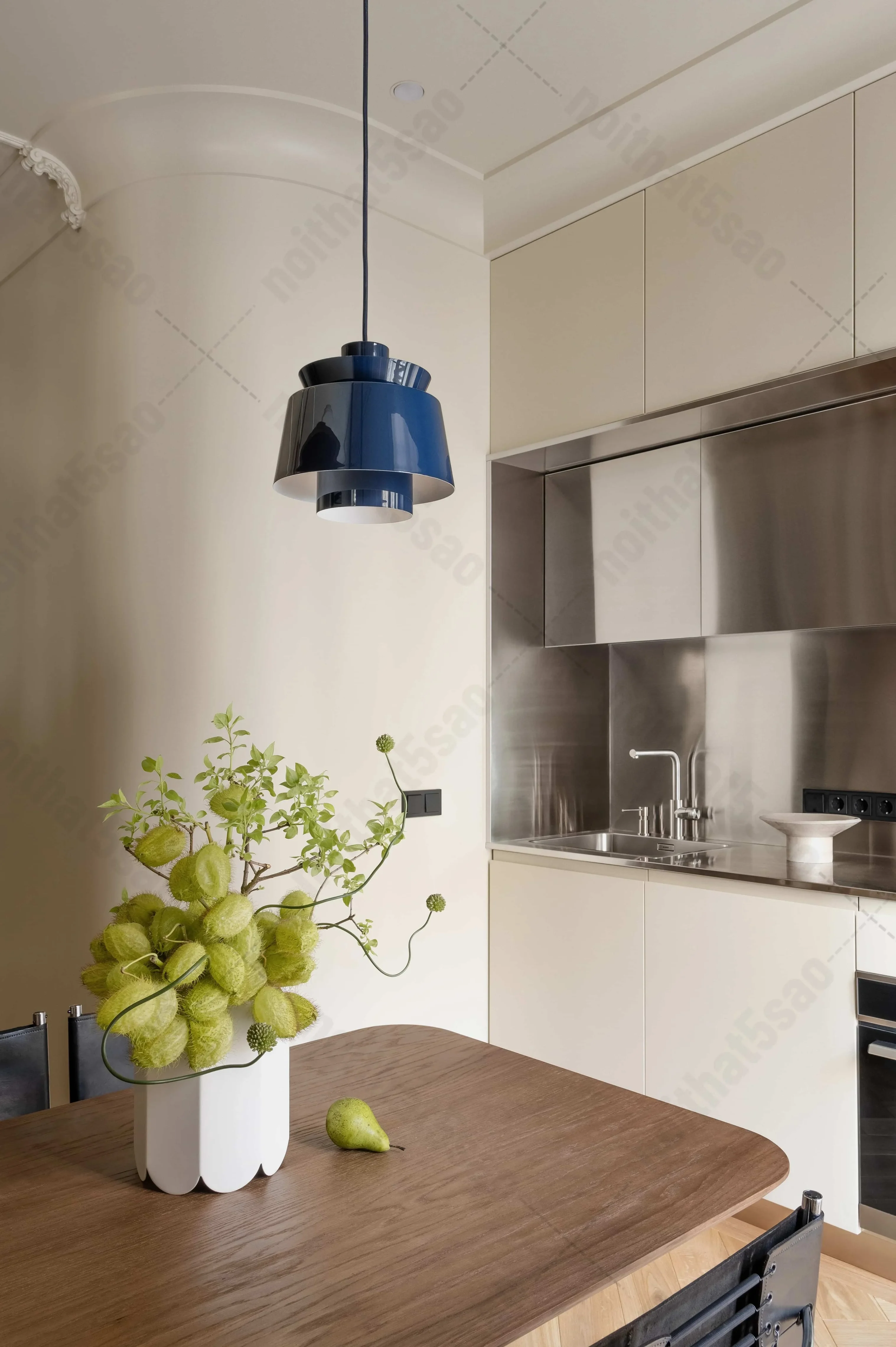 Thiết Kế Bếp nhỏ 55m2 - Dự Án "Mộc & Ánh"
