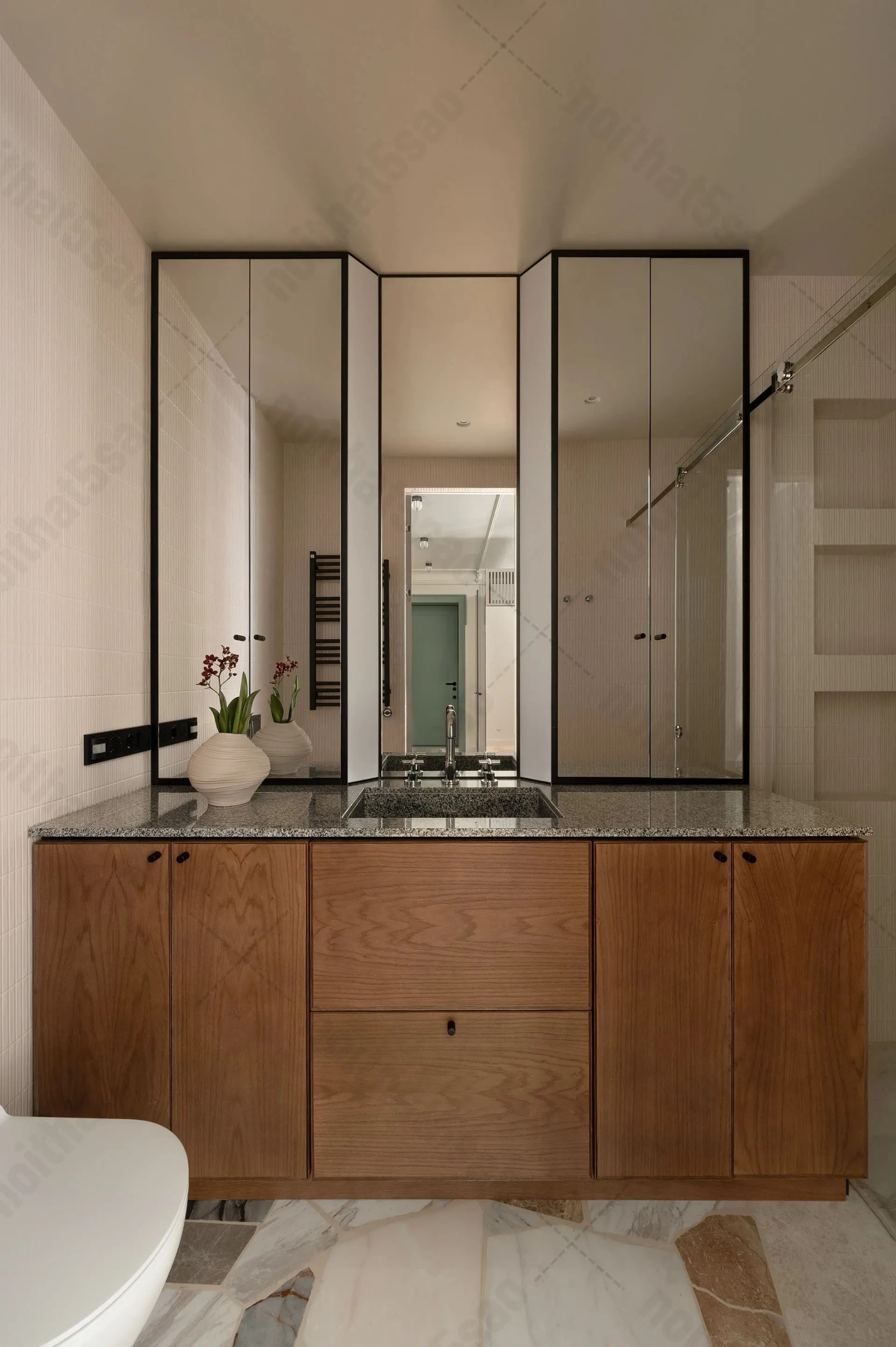 Thiết Kế Bếp nhỏ 55m2 - Dự Án "Mộc & Ánh"