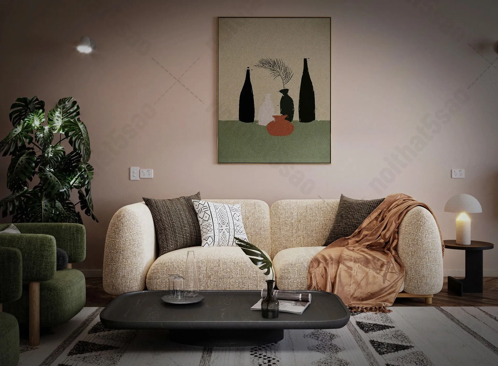 Thiết Kế Nội Thất Căn Hộ 125m2